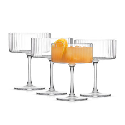 Joyjolt Elle Coupe Martini 2-pc. Martini Glass