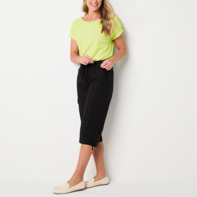 St. John's Bay Womens Crew Neck Short Sleeve T-Shirt