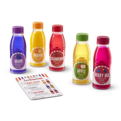 Melissa & Doug Tip & Sip Toy Juice Bottles