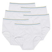 Hanes 6 Pack Briefs, Color: White - JCPenney