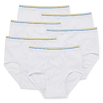Stafford Dry + Cool Full-Cut 6 Pack Briefs - JCPenney