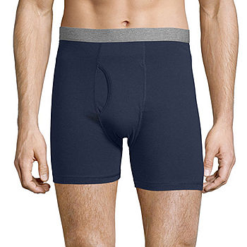 Calvin Klein Underwear - Pack of Three Cotton-Blend Boxer Briefs - Mens - Blue Multi