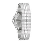 Caravelle Designed By Bulova Mens Silver Tone Stainless Steel Expansion Watch 43c124