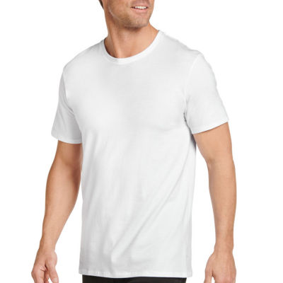 Jockey Cotton Stretch Mens 3 Pack Short Sleeve Crew Neck Moisture Wicking T-Shirt