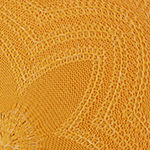 Design Imports Honey Gold Floral Woven Round 6-pc. Placemats