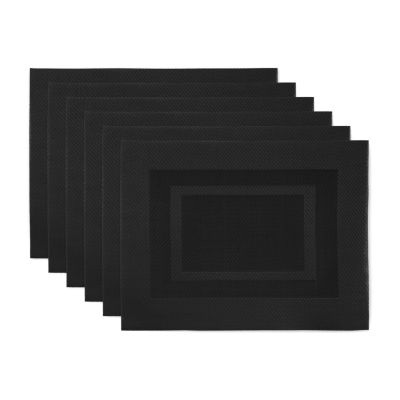 Design Imports Rectangle Doubleframe 6-pc. Placemats