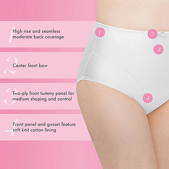 Bali Seamless Extra Firm Control Brief Shaper 2-Pack 2-Pack, 2 White, XX
