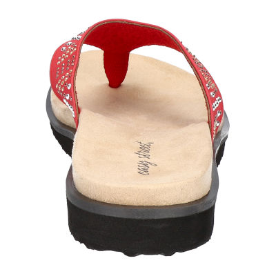 Easy Street Womens Stevie Flat Sandals