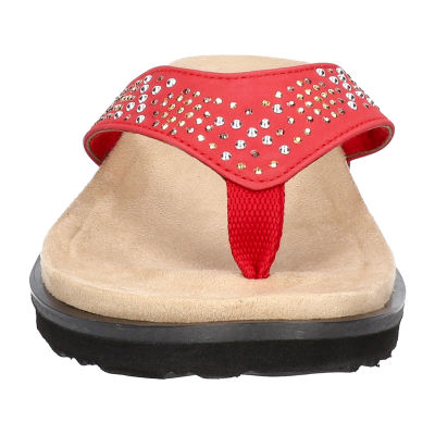 Easy Street Womens Stevie Flat Sandals