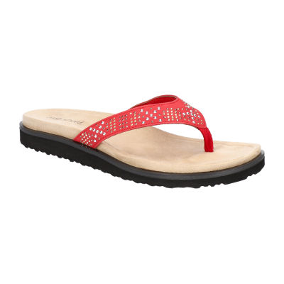Easy Street Womens Stevie Flat Sandals