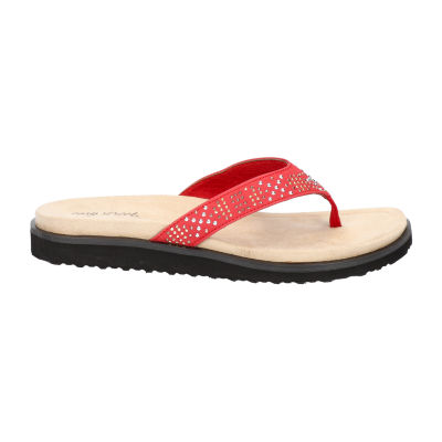 Easy Street Womens Stevie Flat Sandals