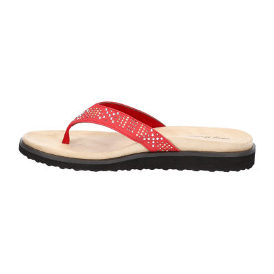 Easy Street Womens Stevie Flat Sandals