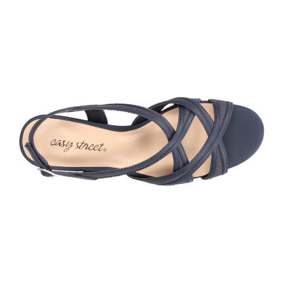 Easy Street Womens Tristen Heeled Sandals