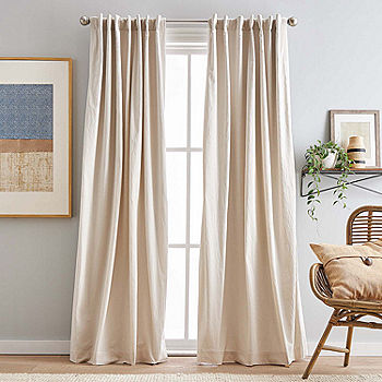Chf Sanctuary Light Filtering Back Tab Set Of 2 Curtain Panel Jcpenney