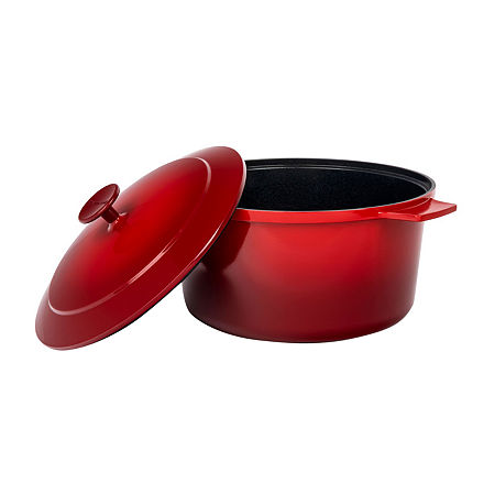 Granitestone 6.5-qt. Nonstick Enameled Lightweight Dutch Oven With Lid, One Size, Red