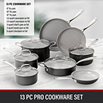 Granite Stone Pro Hard Anodized 13-pc. Nonstick Pots and Pans Cookware Set