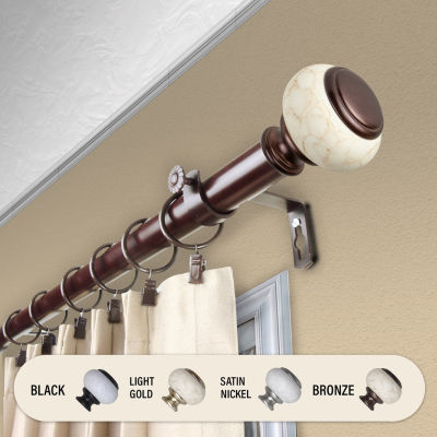 Rod Desyne Vernon 1 IN Adjustable Curtain Rod