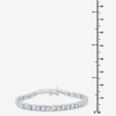 CT. T.W. Natural White Diamond 10K Gold Inch Tennis Bracelet