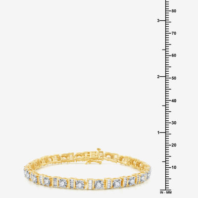 CT. T.W. Natural White Diamond 10K Gold Inch Tennis Bracelet