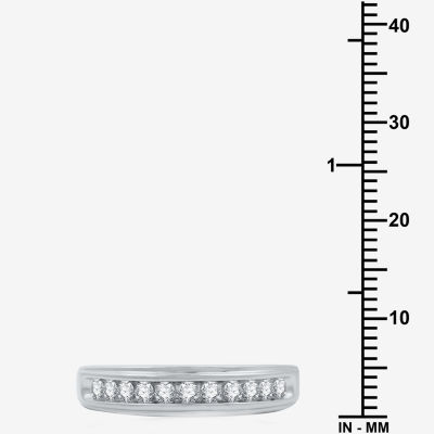 I Said Yes (H-I / I1) / CT. T.W. Lab Grown White Diamond Sterling Silver or 14K Gold Over Wedding Band