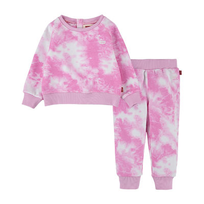Levi's Little Girls 2-pc. Pant Set, Color: Begonia Pink - JCPenney