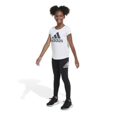 Adidas Womens Mid Rise Full Length Leggings