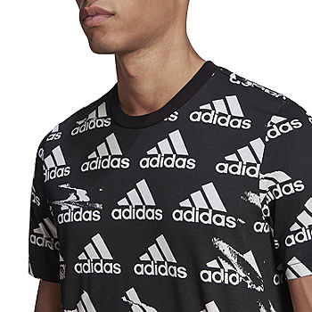 oosters Verloren kennisgeving adidas Mens Crew Neck Short Sleeve Graphic T-Shirt, Color: Black - JCPenney