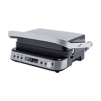 Greenpan Contact Grill Giddle Stainless Steel CC006410-001, Color:  Stainless Steel - JCPenney