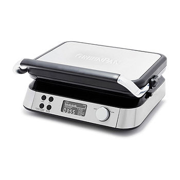 Blue Diamond Electric Contact Sizzle Griddle with Grill and Waffle