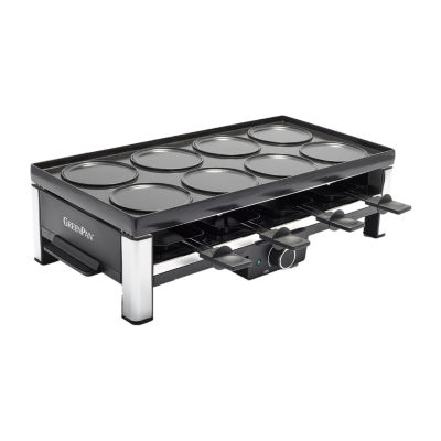 GreenPan Electrics Healthy Ceramic Nonstick, 3-in-1 Reversible Grill, Griddle & Raclette