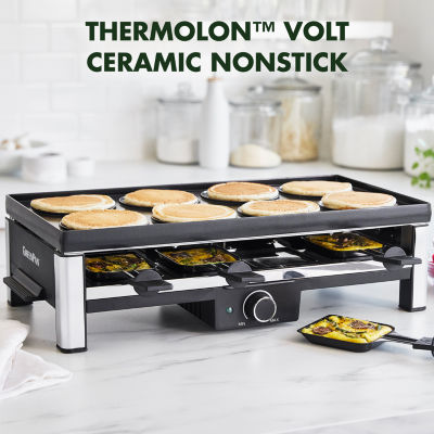 GreenPan Electrics Healthy Ceramic Nonstick, 3-in-1 Reversible Grill, Griddle & Raclette