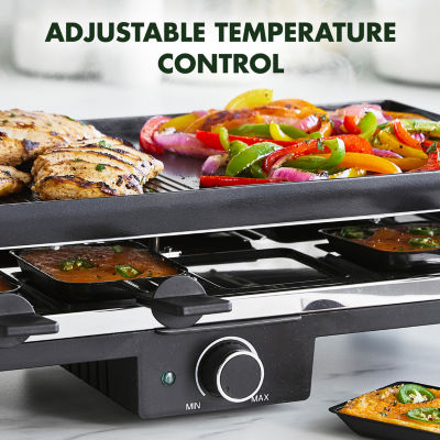 GreenPan Electrics Healthy Ceramic Nonstick, 3-in-1 Reversible Grill, Griddle & Raclette
