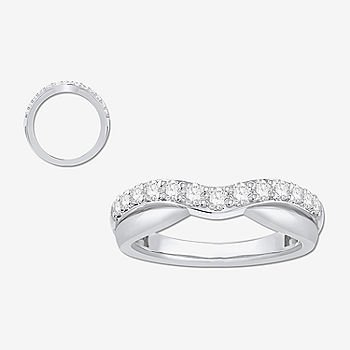 1/5 cttw Pave Diamond Wedding Band for Women in 14K White Gold