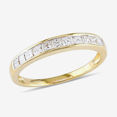 Womens 1 CT. T.W. Natural White Diamond 14K Gold Wedding Band