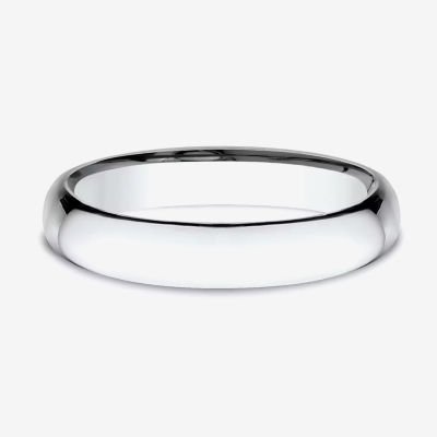 Womens 14K Yellow Gold 4MM Light Comfort-Fit Wedding Band