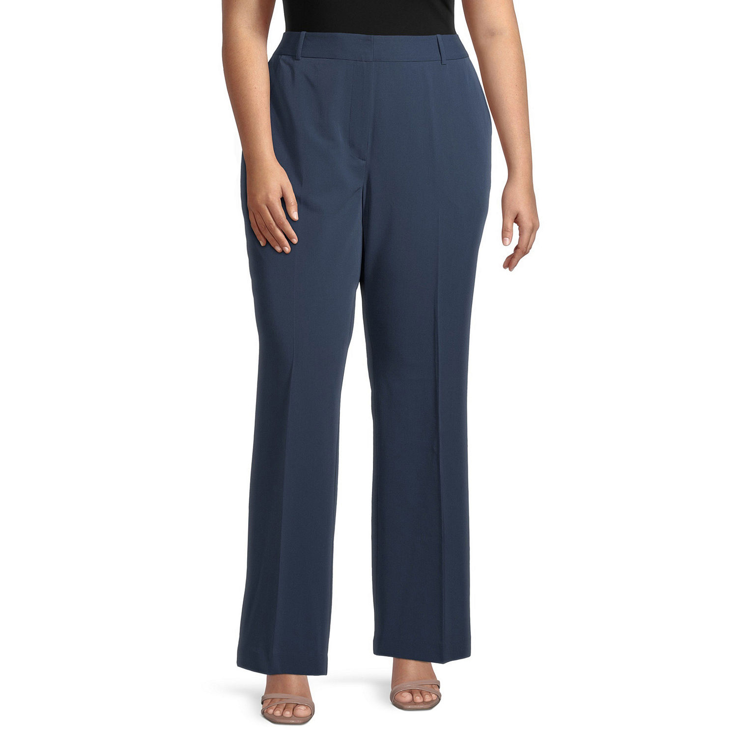 Worthington-Plus Adaptive Straight Fit Straight Trouser - JCPenney