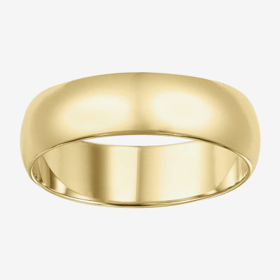 Unisex Adult 6MM 14K Gold Wedding Band