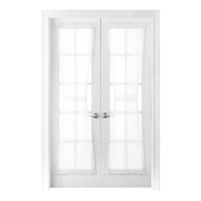 Liz Claiborne Lisette Sheer Rod Pocket Single Door Panel Curtain