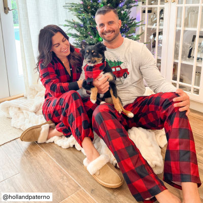 Matching family and online dog pjs