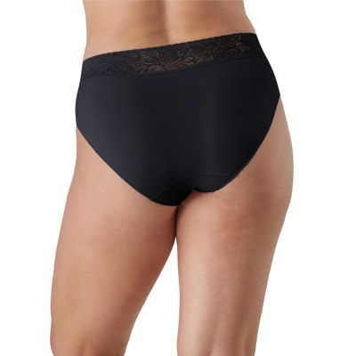 Bali Comfort Revloution Modern Seamless Lace Trim High Cut Panty