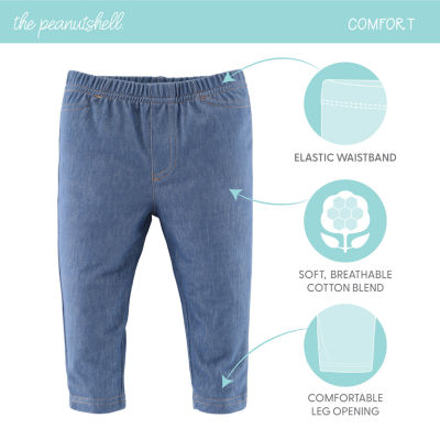 The Peanutshell Baby Unisex 4-pc. Slim Pull-On Pants