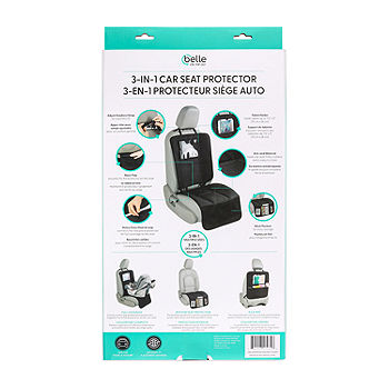 Belle On The Go Car Seat Protector in Black