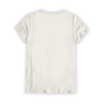 Little & Big Girls Round Neck Short Sleeve Snow White Graphic T-Shirt