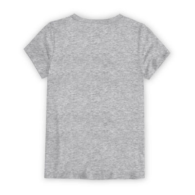 Little & Big Girls Round Neck Short Sleeve Minions Graphic T-Shirt
