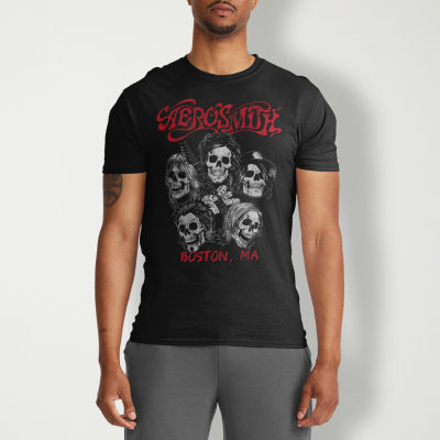 Mens Short Sleeve Aerosmith Graphic T-Shirt