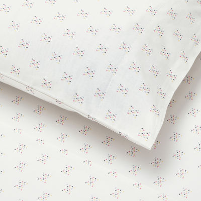 JUNGALOW by Justina Blakeney Xoxo Cotton Percale Deep Pocket Sheet Set