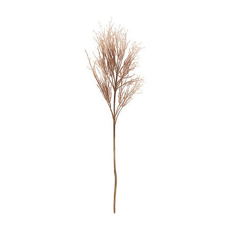 Northlight 35in Flocked Fountain Grass Fall Harvest Spray Artificial Plant, One Size, Beige