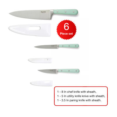 Martha Stewart Triple Rivet 6-pc. Knife Set