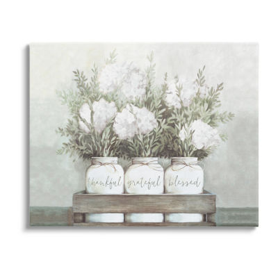 Stupell Industries Bottles And Plants Farm Canvas Art