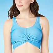 Decree Adjustable Straps Neon Bralette Bikini Swimsuit Top, Color: Electric  Carrot - JCPenney